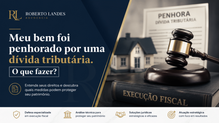 Meu bem foi penhorado por uma dívida tributária. O que fazer?